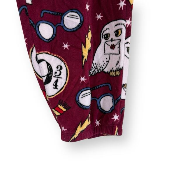 Harry Potter Wizarding World Soft Pajama Pants Women's Size M (8/10) Hogwarts - Picture 6 of 9